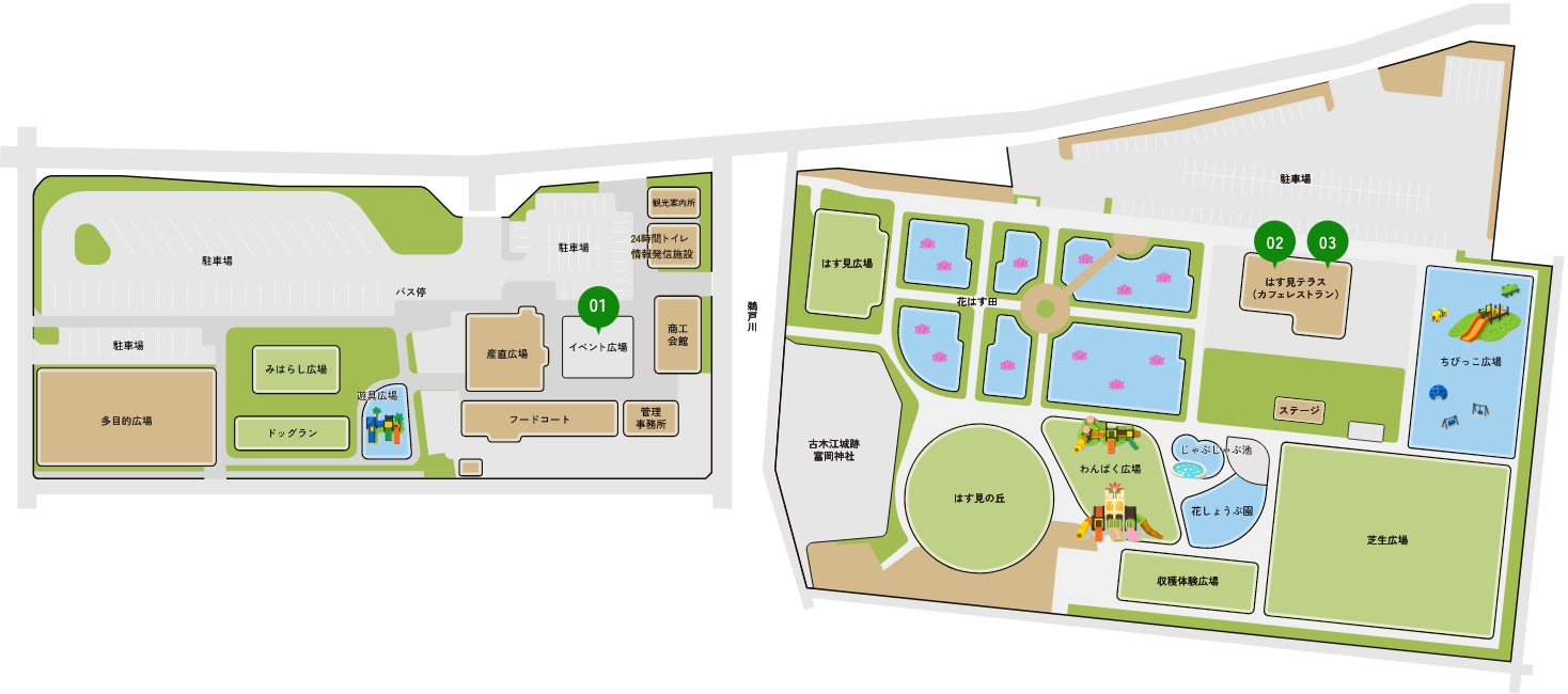 館内貸出施設マップ